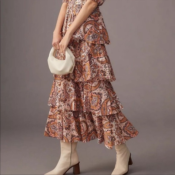 Kachel X Anthropologie Tiered Maxi Dress - Picture 4 of 5